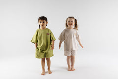 The Drop Sleeve Set - Matcha Green