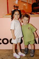 The Drop Sleeve Set - Milk White