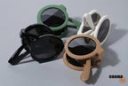 Snap Biscuits foldable kids sunglasses with polarised UV400 lenses