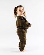 Cool kid wearing Crumb's Downtown Set Pistachio Truffle