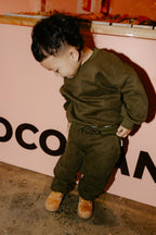 Oops what's that? Child in Downtown Set Pistachio Truffle kids tracksuit